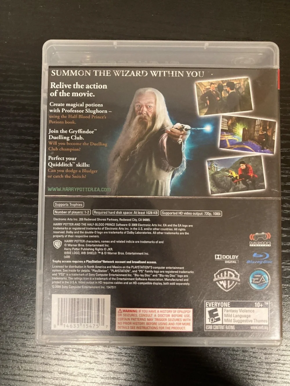 Harry Potter and the Half-Blood Prince (Sony PlayStation 3, 2009)